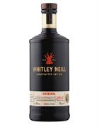 Whitley Neill Gin Handcrafted Dry Gin fra England indeholder 70 centiliter med 43 procent alkohol